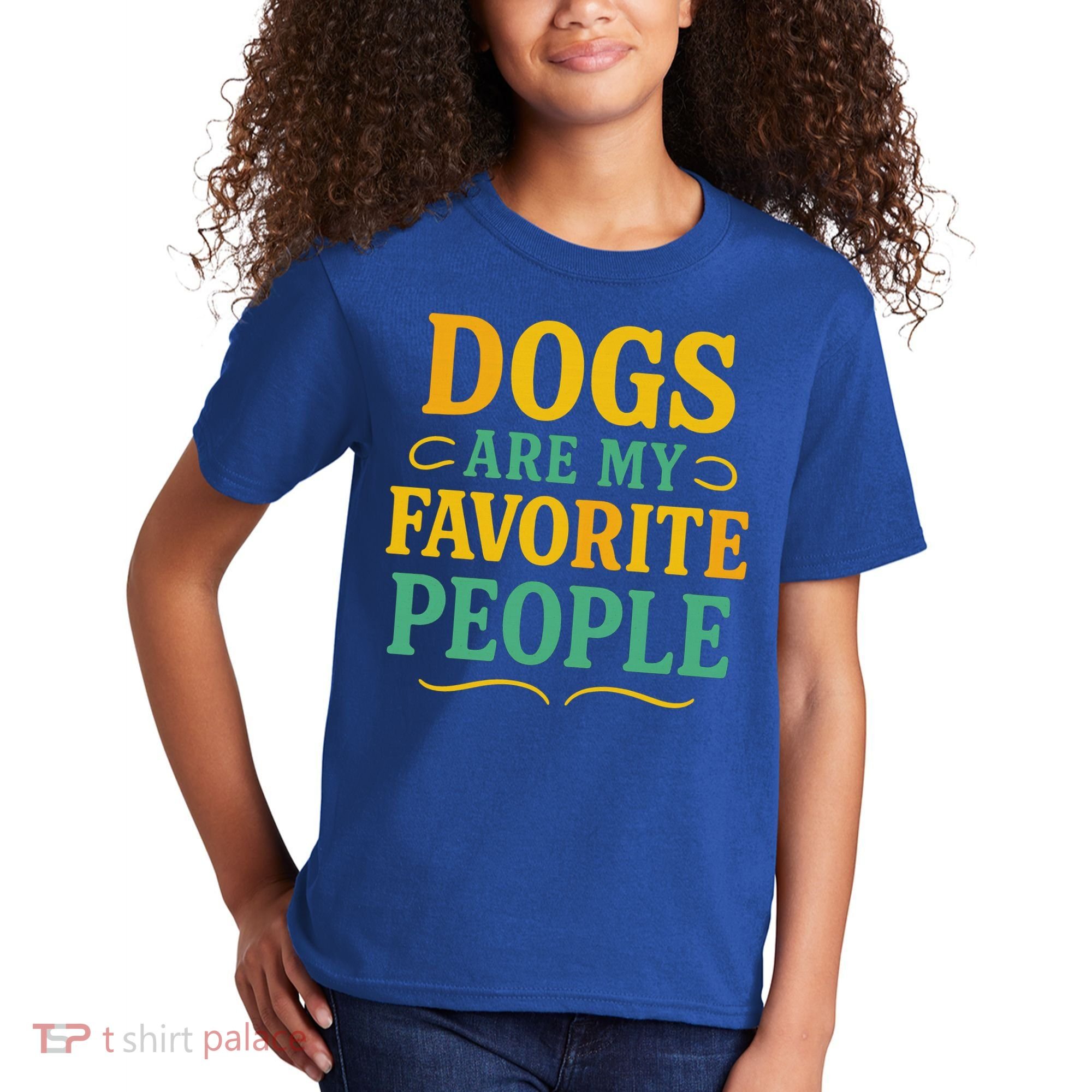 Dogs Are My Favorite People Kids T-Shirt