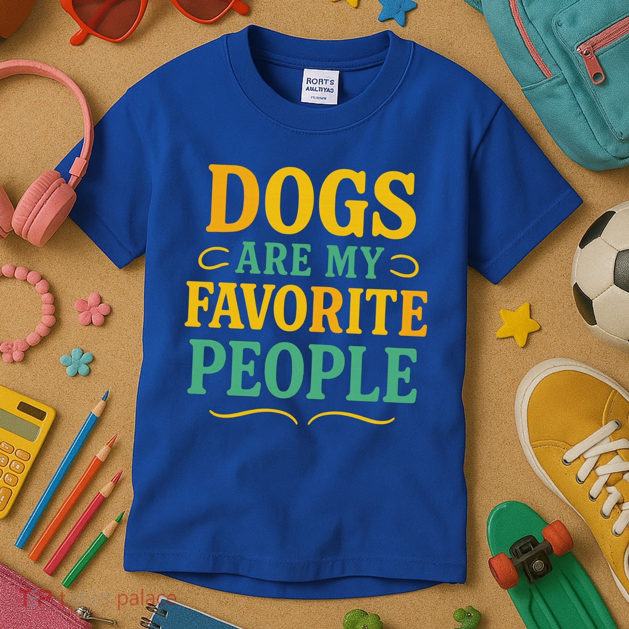 Dogs Are My Favorite People Kids T-Shirt