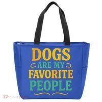 Dogs Are My Favorite People Tote Bag thumb 0