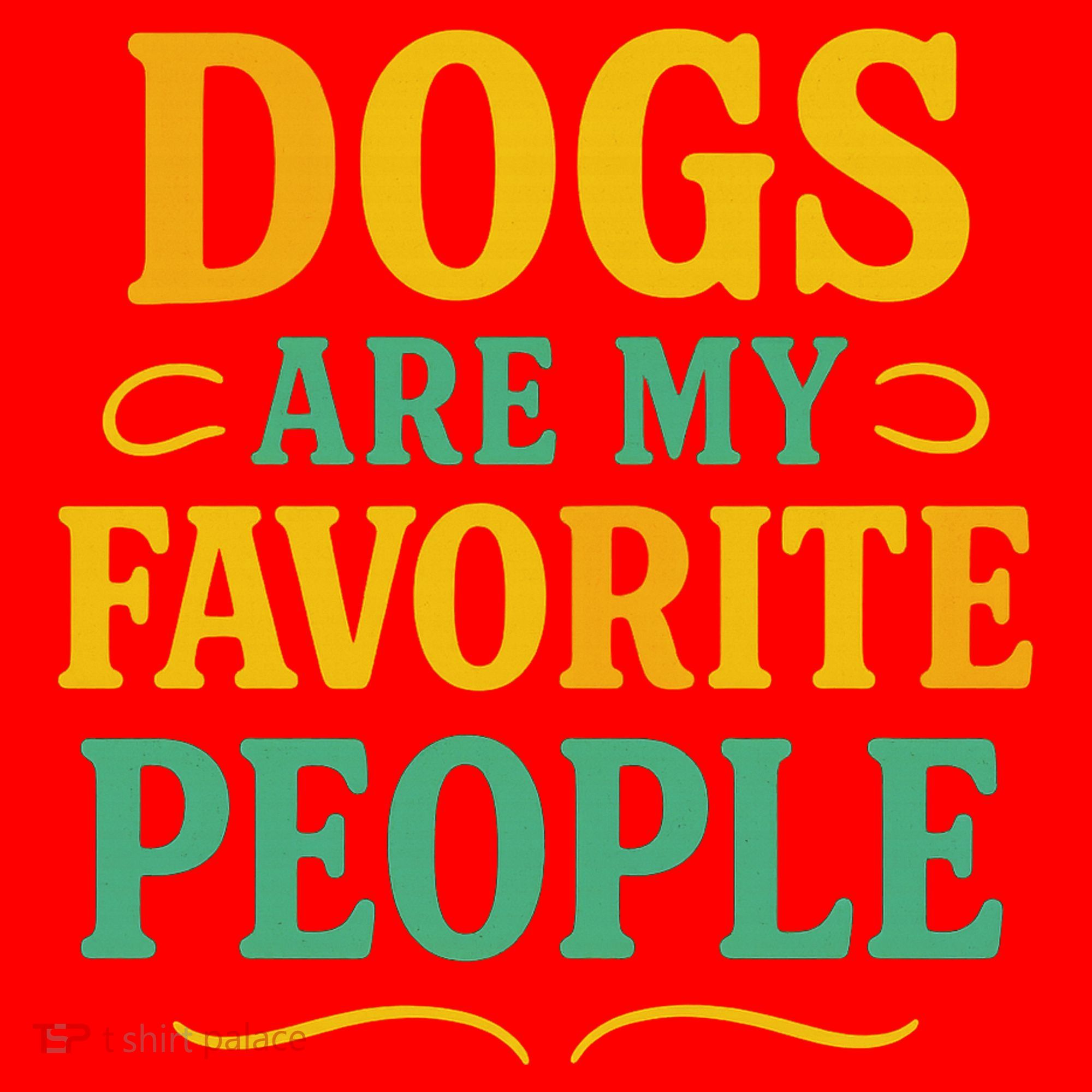Dogs Are My Favorite People Santa Hat