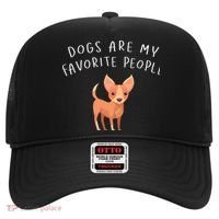 Dogs Are My Favorite People Chihuahua Gift Hat thumb 0