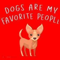 Dogs Are My Favorite People Chihuahua Gift Santa Hat thumb 1