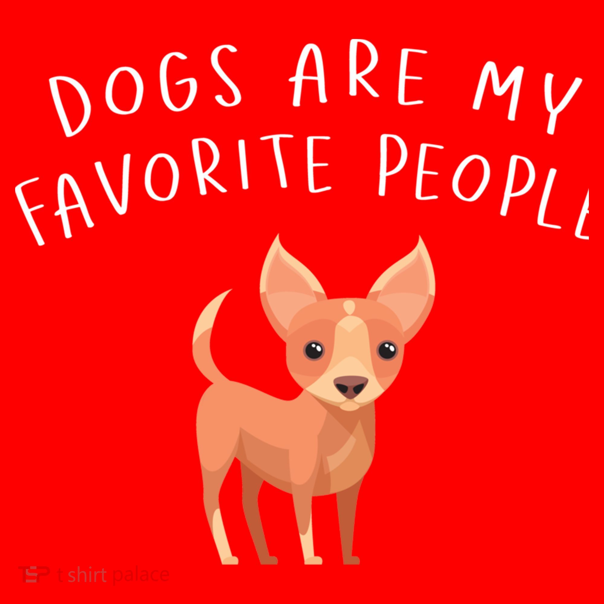 Dogs Are My Favorite People Chihuahua Gift Santa Hat