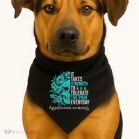 Dysautonomia Awareness Month Dysautonomia Warrior USA-Made Doggie Bandana thumb 1