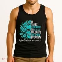 Dysautonomia Awareness Month Dysautonomia Warrior Tank Top thumb 3