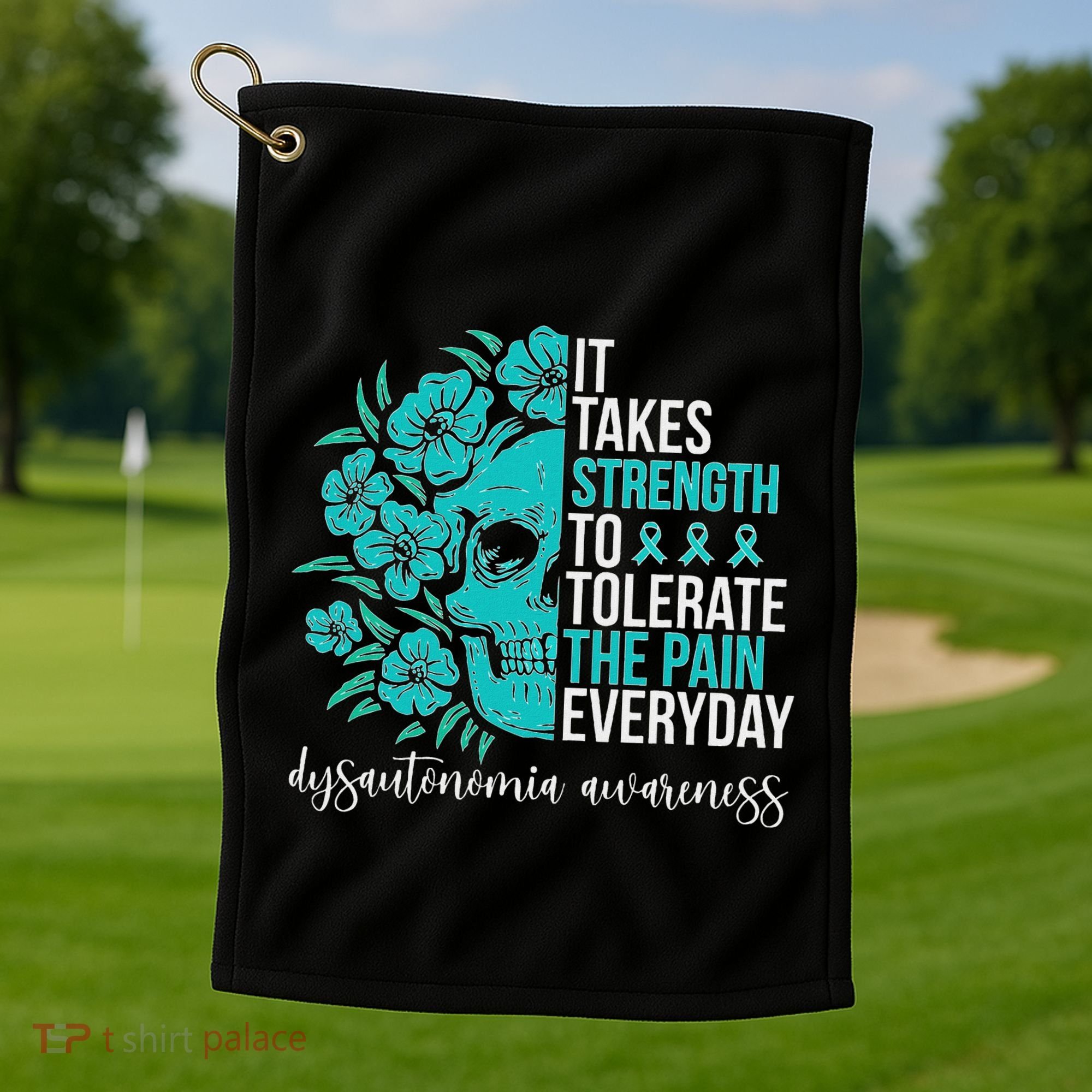 Dysautonomia Awareness Month Dysautonomia Warrior Golf Towel