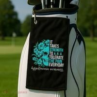 Dysautonomia Awareness Month Dysautonomia Warrior Golf Towel thumb 2