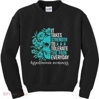 Dysautonomia Awareness Month Dysautonomia Warrior Kids Sweatshirt thumb 0
