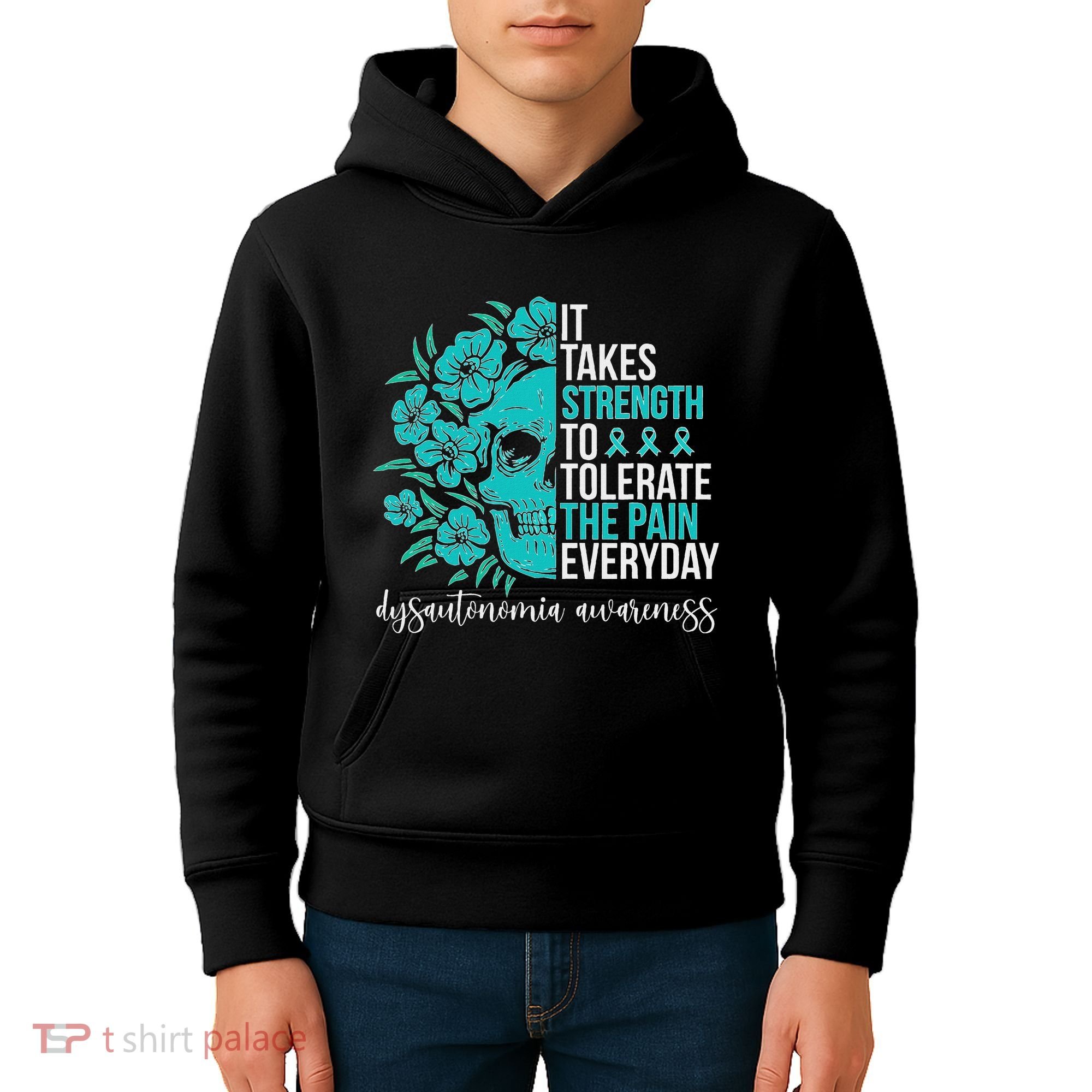 Dysautonomia Awareness Month Dysautonomia Warrior Kids Hoodie