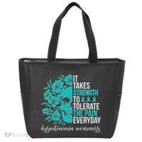 Dysautonomia Awareness Month Dysautonomia Warrior Tote Bag thumb 0