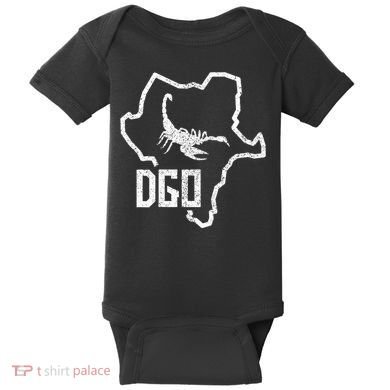 Durango Alacran Mexico Mapa Contorno De Dgo Baby Bodysuit