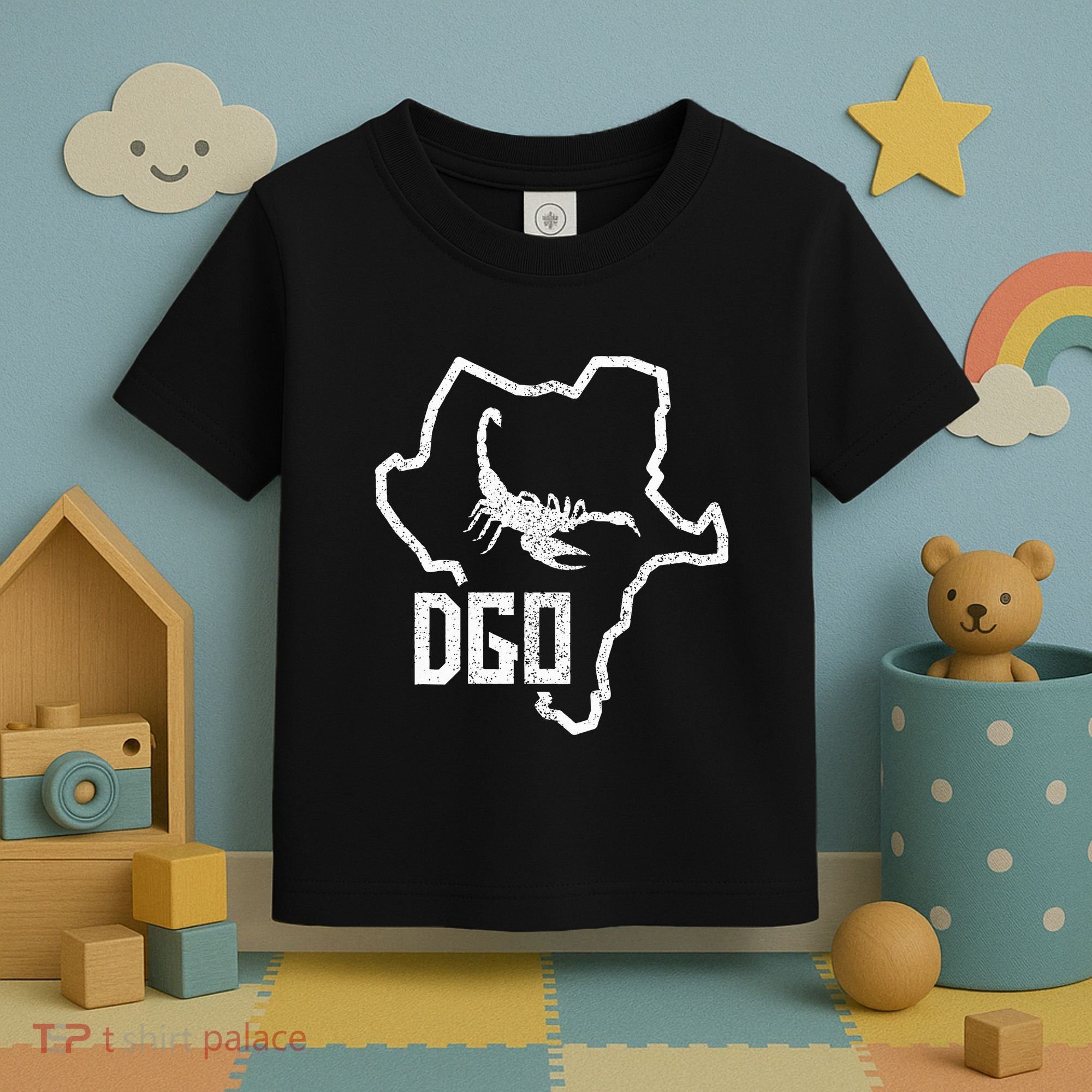 Durango Alacran Mexico Mapa Contorno De Dgo Toddler T-Shirt