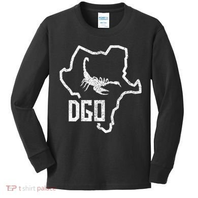 Durango Alacran Mexico Mapa Contorno De Dgo Kids Long Sleeve Shirt