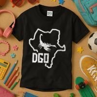 Durango Alacran Mexico Mapa Contorno De Dgo Kids T-Shirt thumb 3