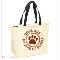 Dogs Are My Kind Of People Paw Tote Bag thumb 2