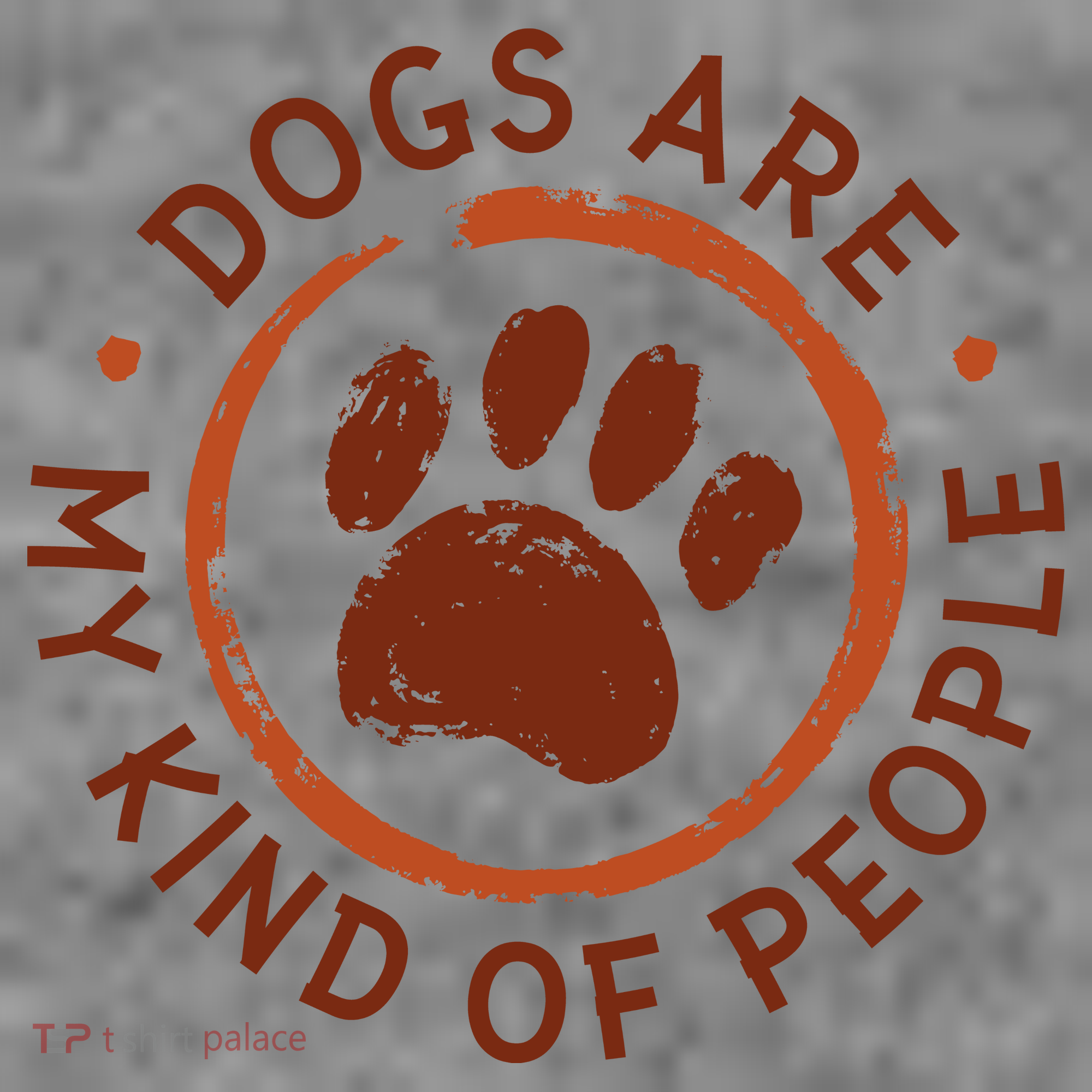 Dogs Are My Kind Of People Paw Toddler Hoodie