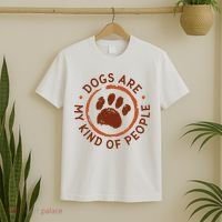 Dogs Are My Kind Of People Paw T-Shirt thumb 2