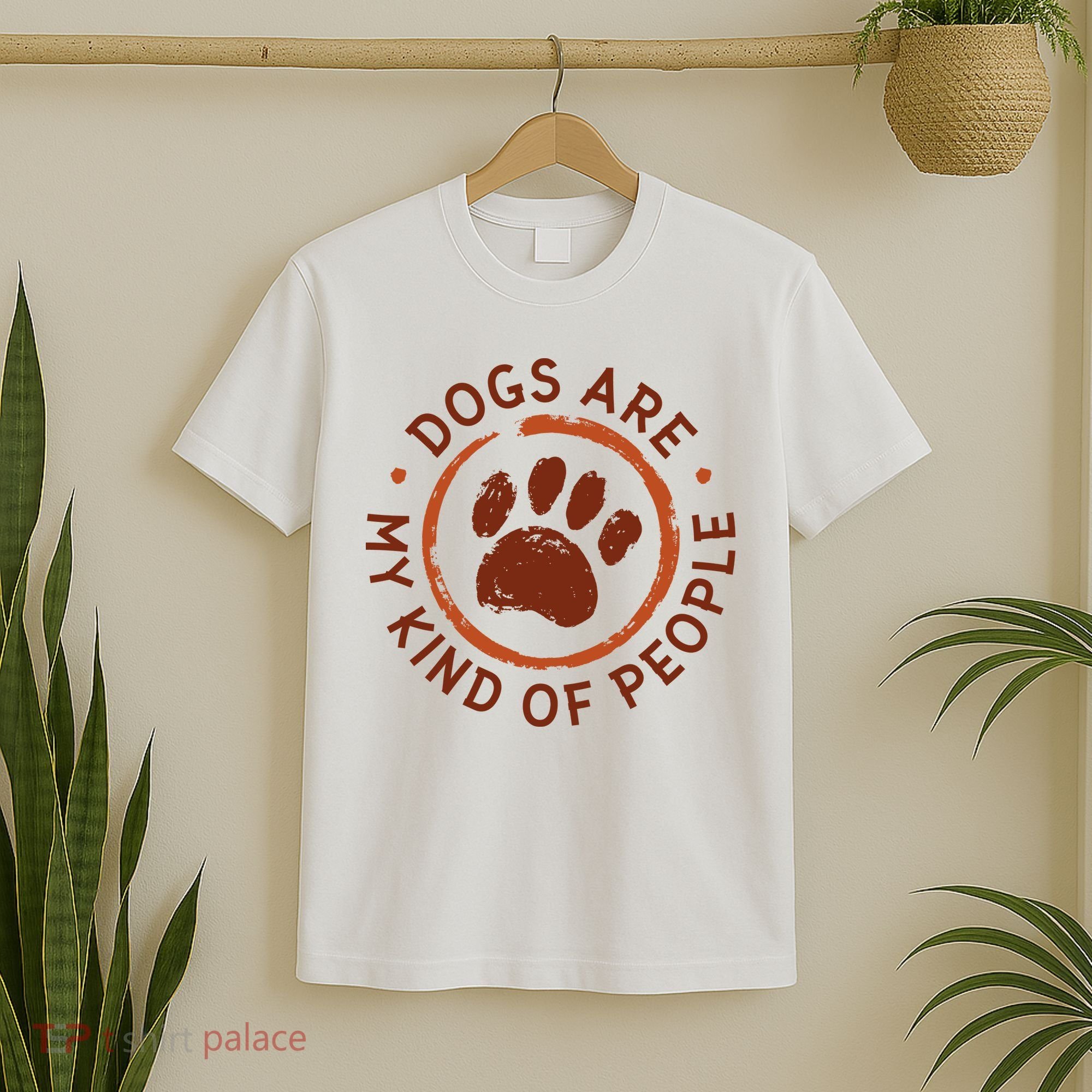 Dogs Are My Kind Of People Paw T-Shirt