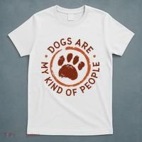 Dogs Are My Kind Of People Paw T-Shirt thumb 5