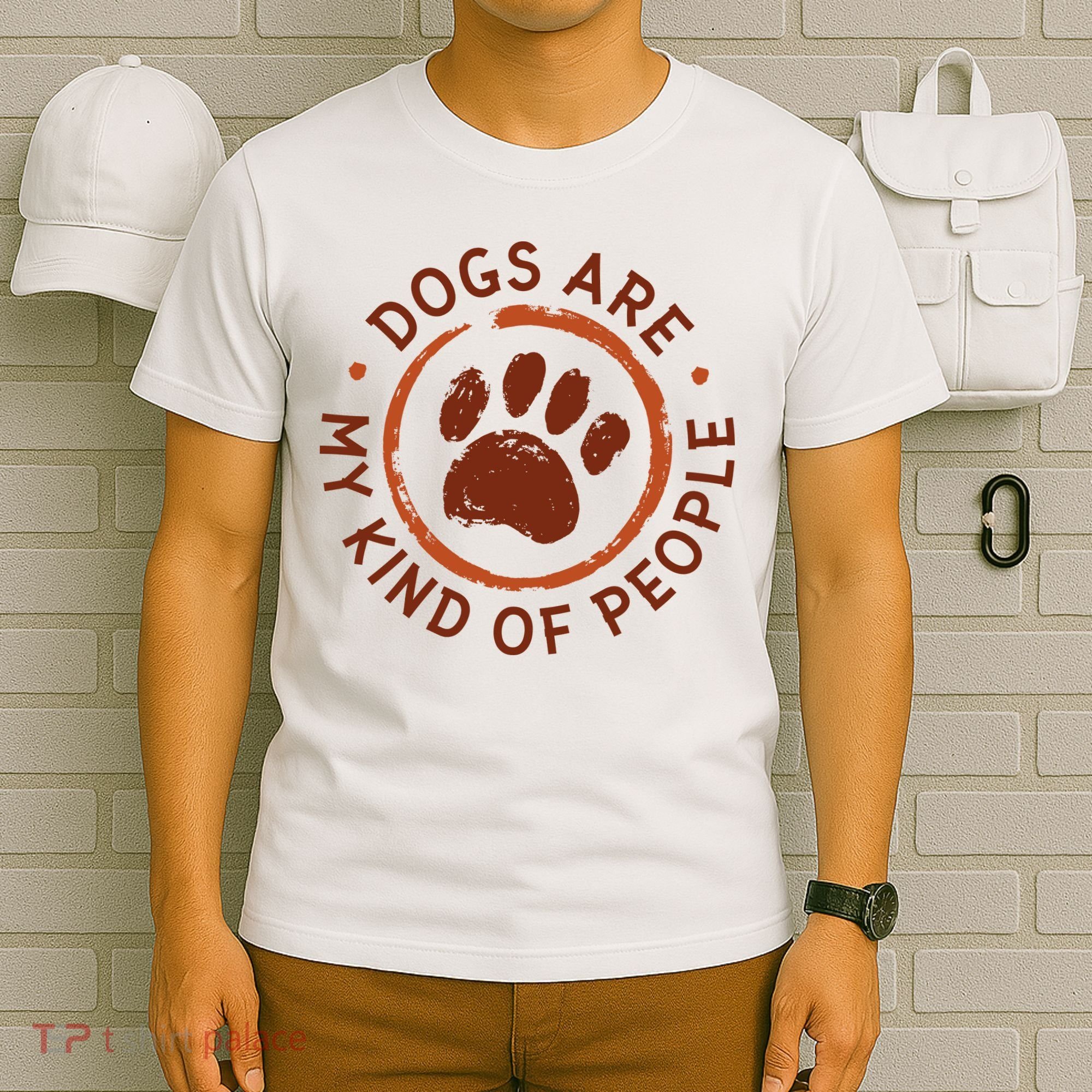 Dogs Are My Kind Of People Paw T-Shirt