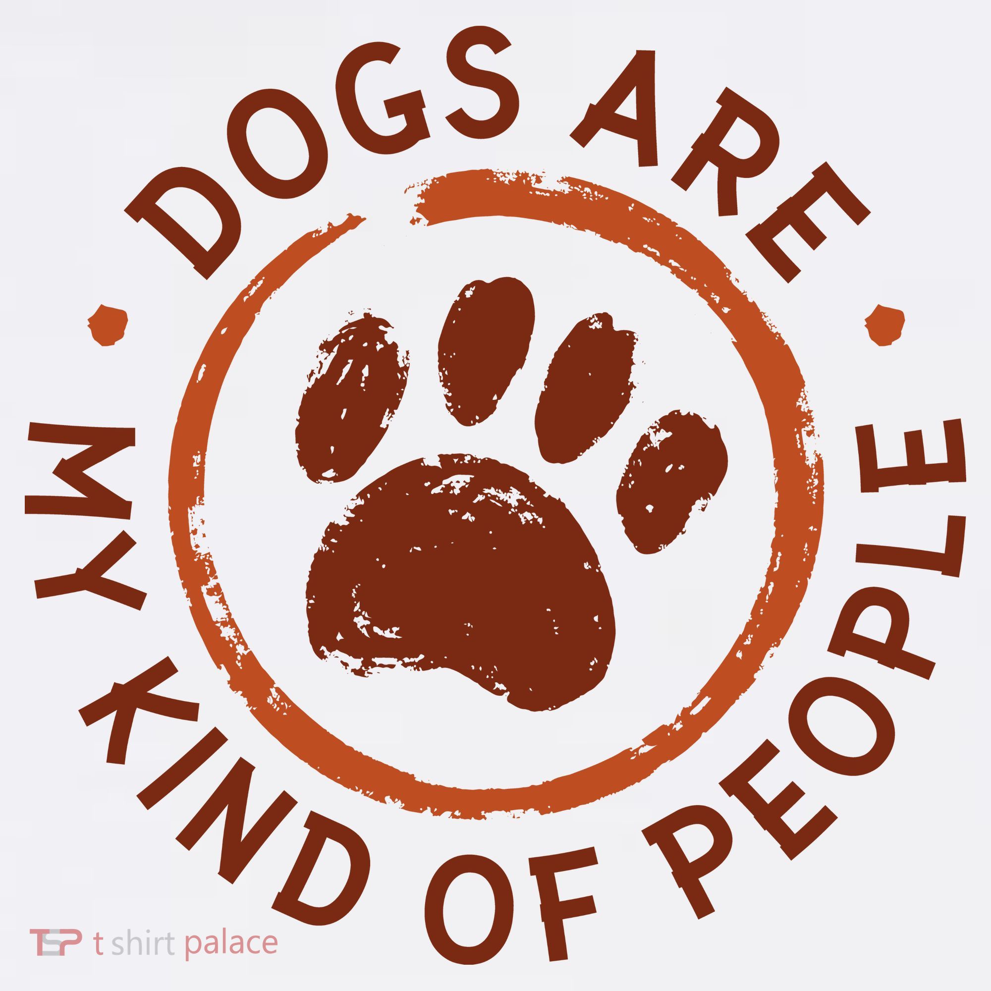 Dogs Are My Kind Of People Paw Women's Tank Top