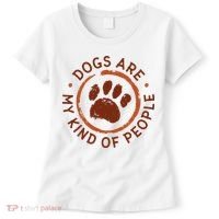 Dogs Are My Kind Of People Paw Women's T-Shirt thumb 0