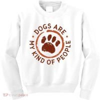 Dogs Are My Kind Of People Paw Kids Sweatshirt thumb 0