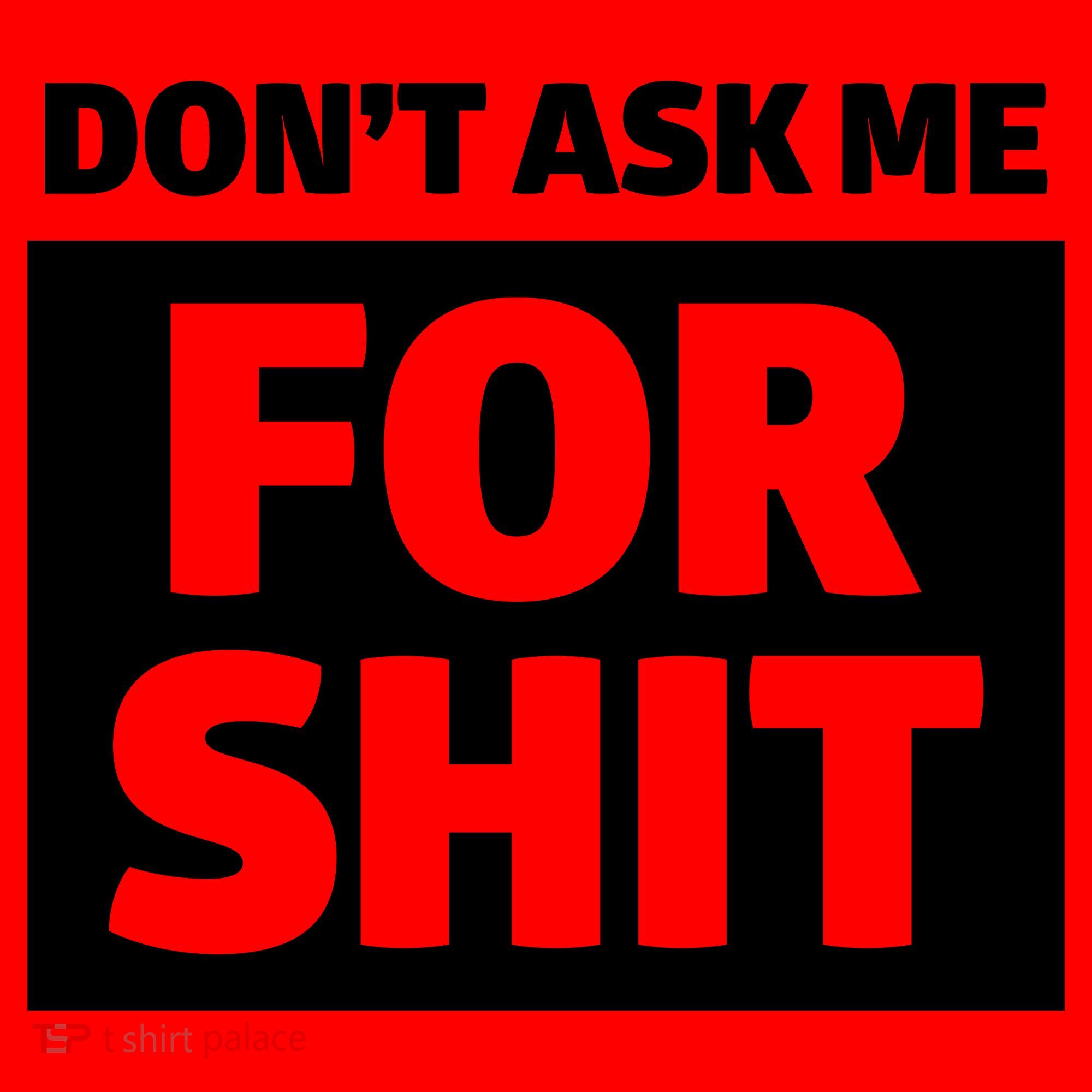 Don’t Ask Me For Shit Santa Hat