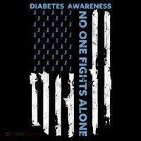 Diabetes Awareness Month American Flag Warrior T1 T2 Women's Hoodie thumb 2