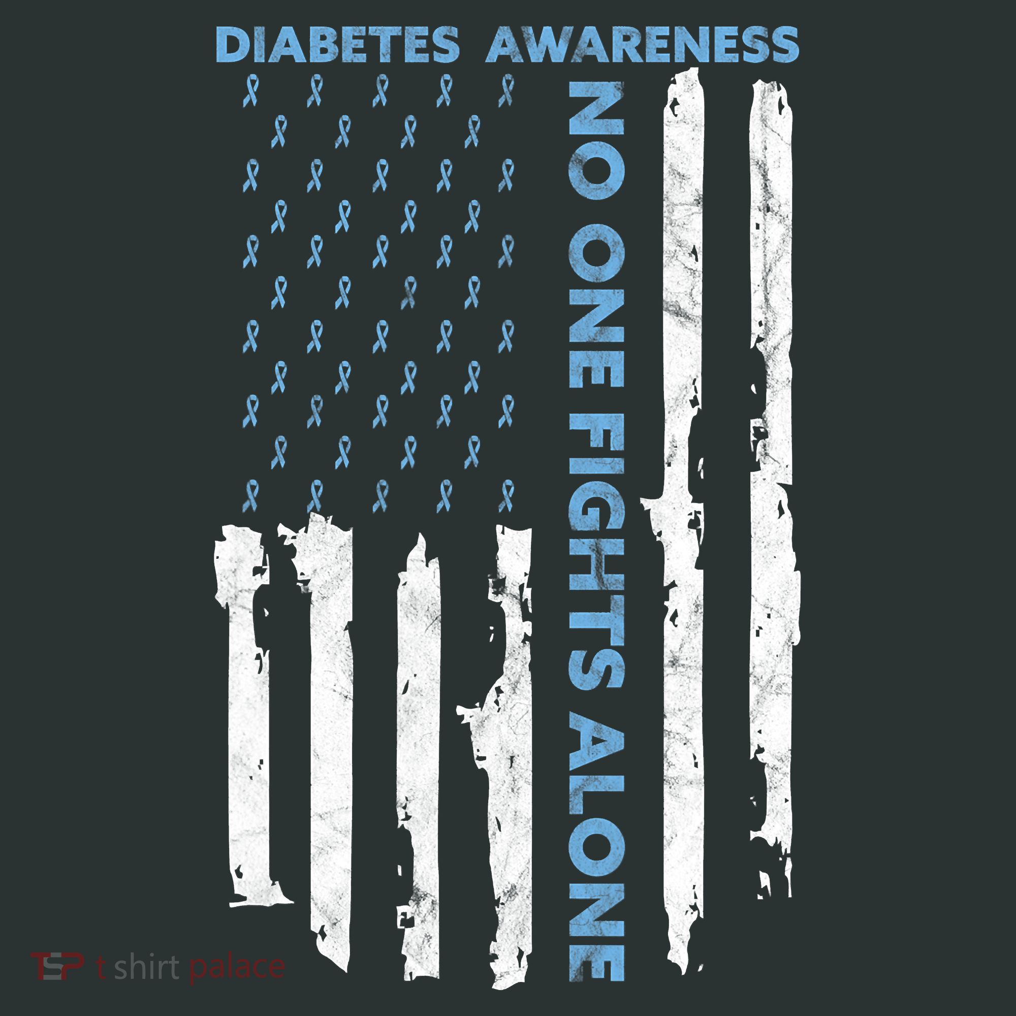 Diabetes Awareness Month American Flag Warrior T1 T2 Sweatshirt
