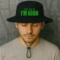 Dont Ask Me Im High  Bucket Hat thumb 2