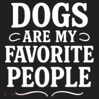Dogs Are My Favorite People Funny Dog Meme Women's Sweatshirt thumb 2