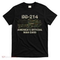 Dd214 Americas Man Card Funny Military T-Shirt thumb 0