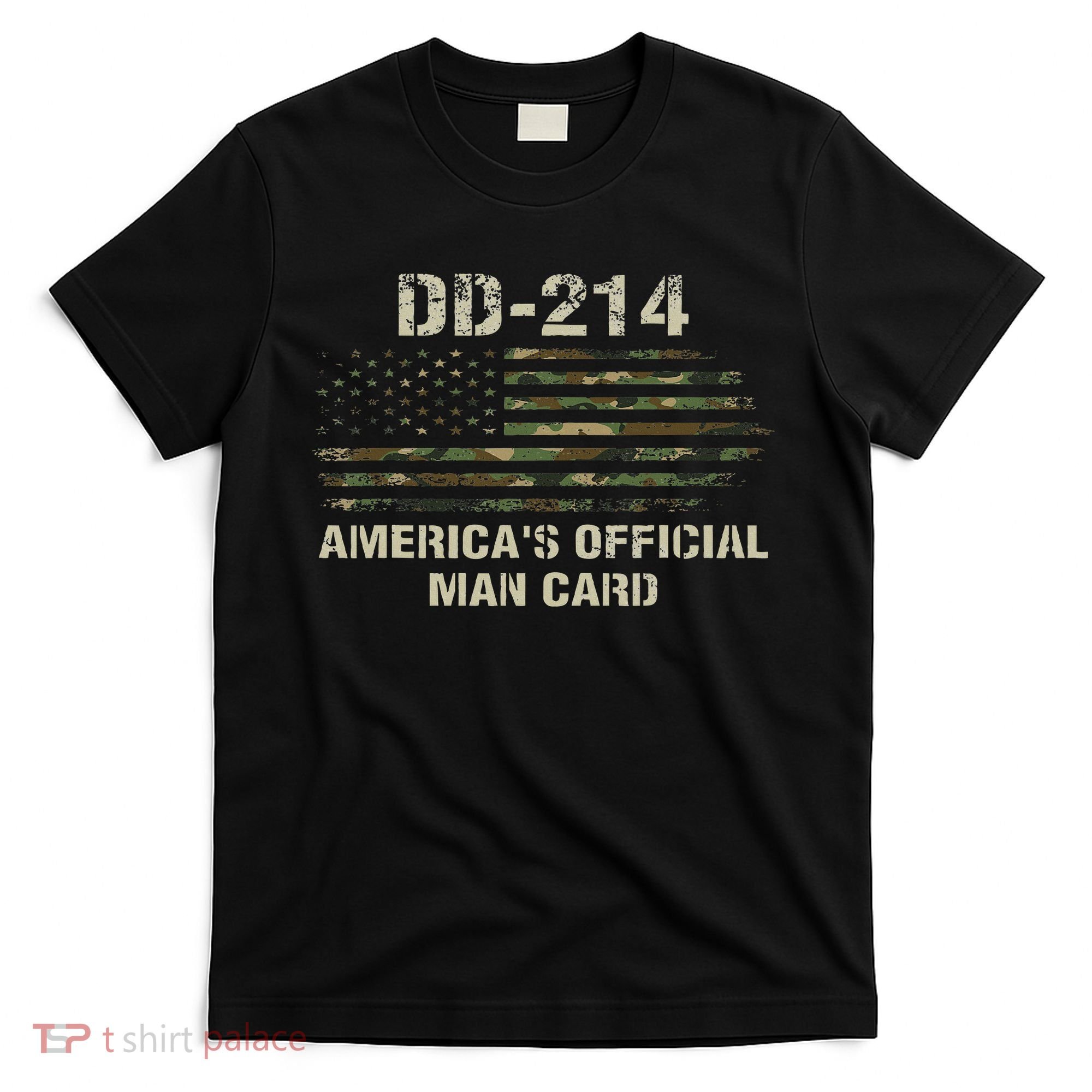 Dd214 Americas Man Card Funny Military T-Shirt