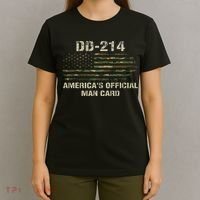 Dd214 Americas Man Card Funny Military T-Shirt thumb 4