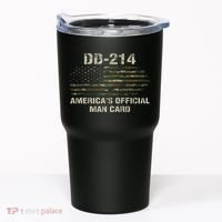 Dd214 Americas Man Card Funny Military Tumbler thumb 0
