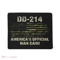 Dd214 Americas Man Card Funny Military Mousepad thumb 0