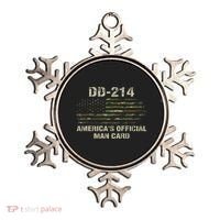 Dd214 Americas Man Card Funny Military Ornament thumb 0