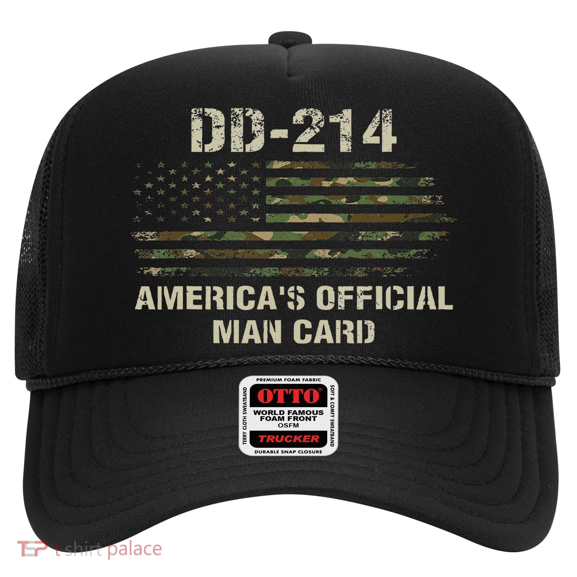 Dd214 Americas Man Card Funny Military Hat