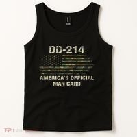 Dd214 Americas Man Card Funny Military Tank Top thumb 2