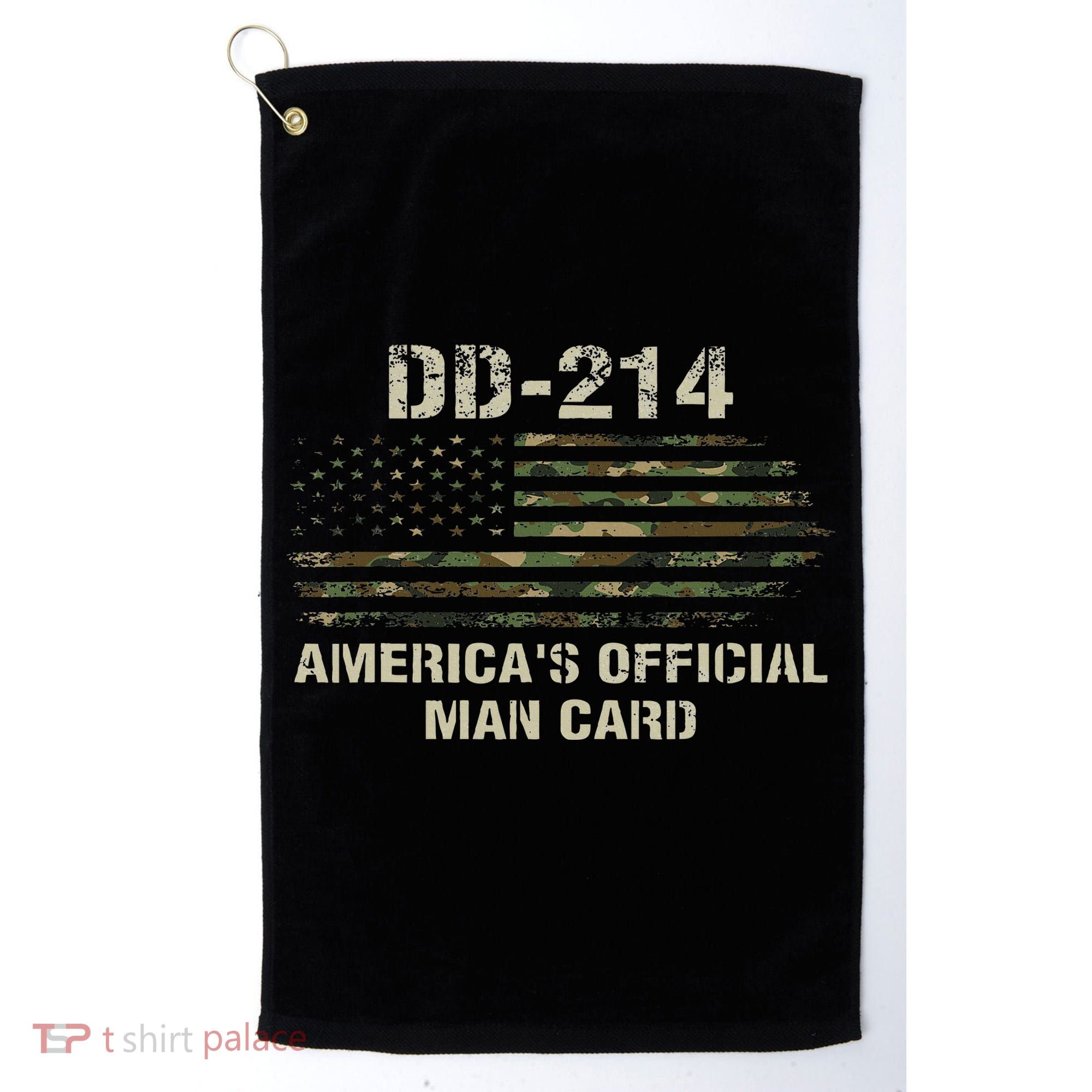 Dd214 Americas Man Card Funny Military Golf Towel