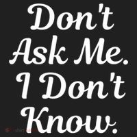 Don't Ask Me I Don't Know Funny Mom Gift Golf Towel thumb 3