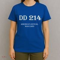 Dd214 AmericaS Man Card T-Shirt thumb 4