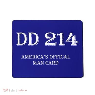 Dd214 AmericaS Man Card Mousepad
