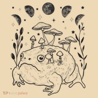 Dark Academia Moon Witchy Goblincore Aesthetic Frog Tote Bag thumb 4