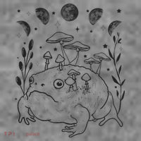Dark Academia Moon Witchy Goblincore Aesthetic Frog Toddler Hoodie thumb 2