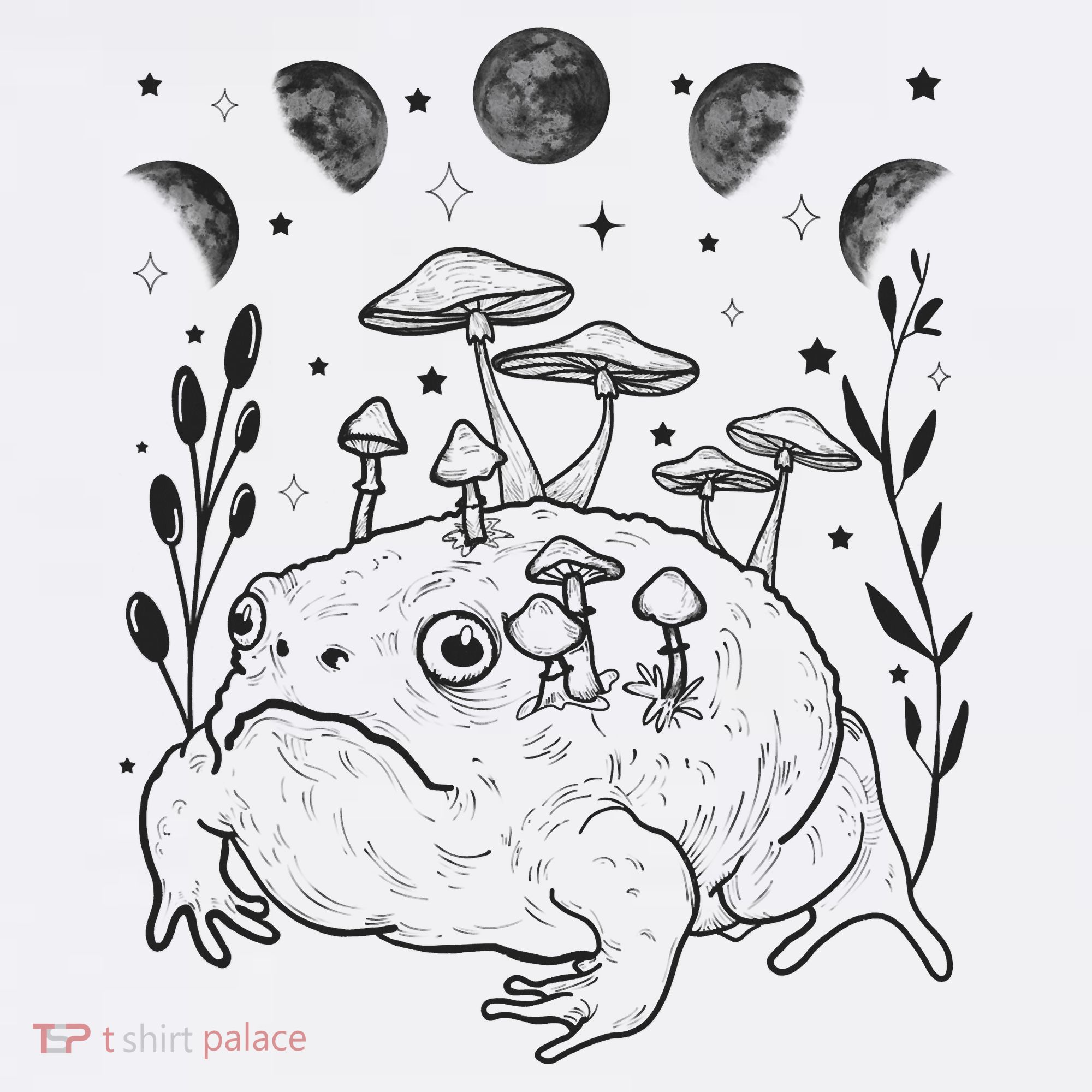 Dark Academia Moon Witchy Goblincore Aesthetic Frog Visor