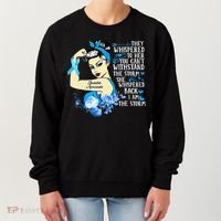 Diabetes Awareness Month For Powerful Warrior Women's Sweatshirt thumb 0