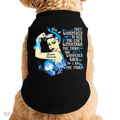 Diabetes Awareness Month For Powerful Warrior Doggie Tank