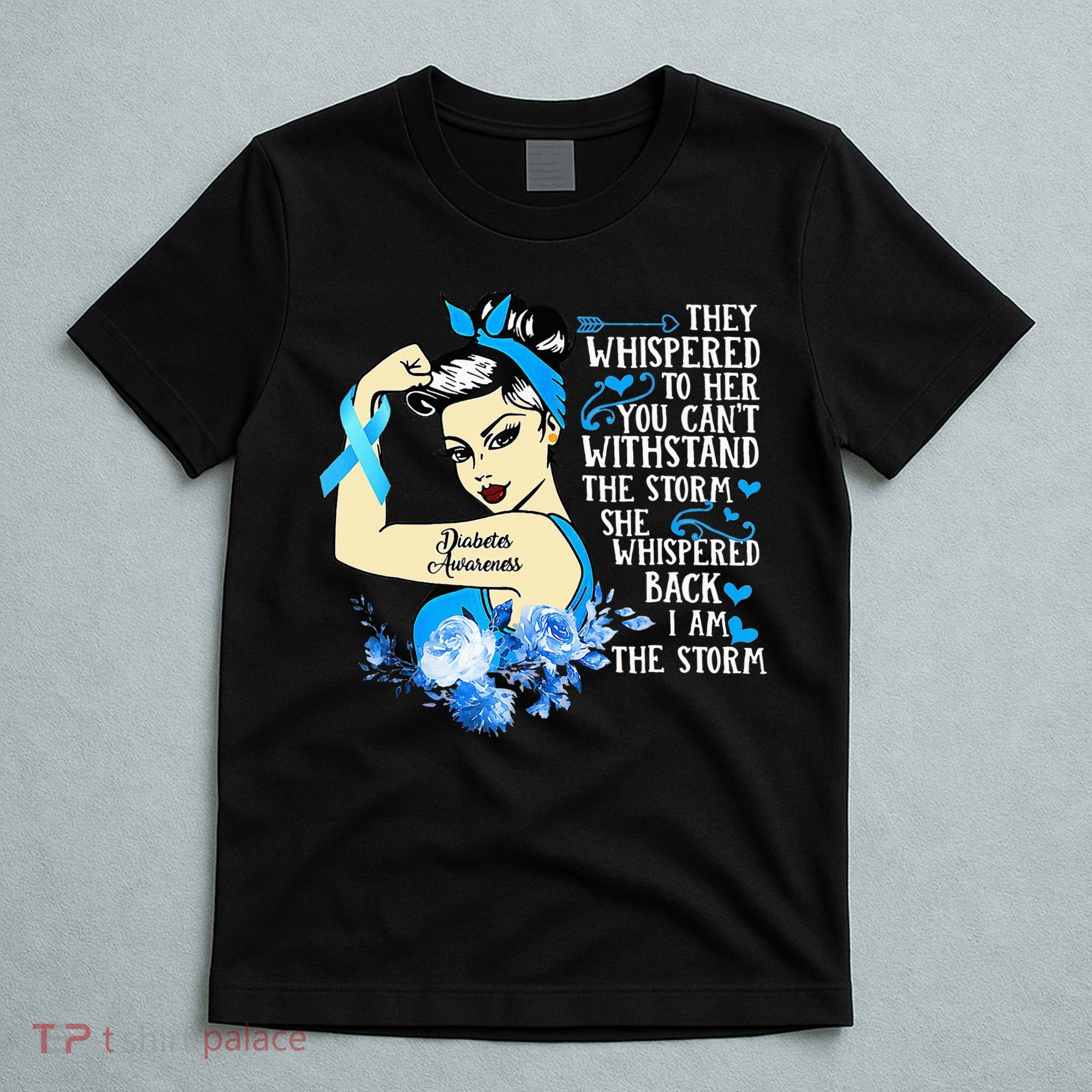 Diabetes Awareness Month For Powerful Warrior T-Shirt